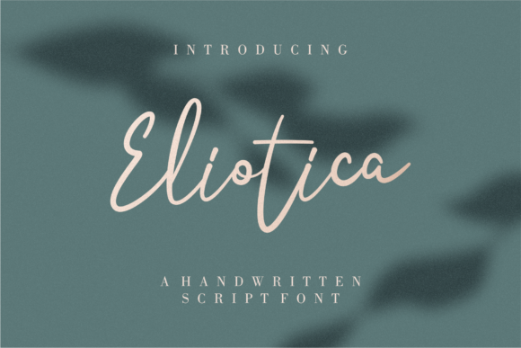 Eliotica Font Poster 1