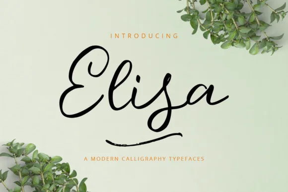 Elisa Font Poster 1