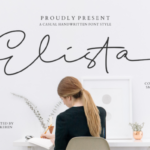 Elista Font Poster 1