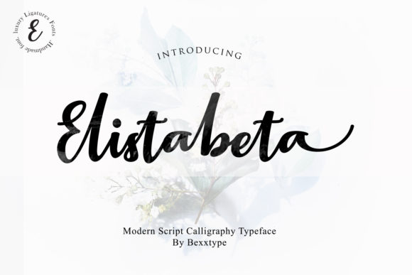 Elistabeta Script Font Poster 1