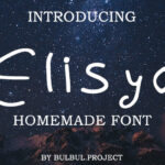 Elisya Font Poster 1