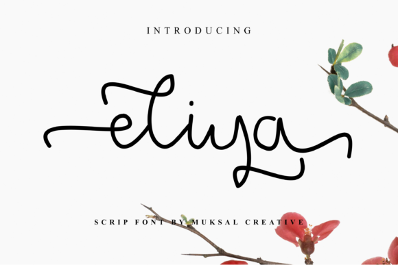 Eliya Font Poster 1