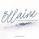 Ellaine Font Poster 1