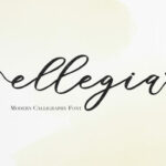 Ellegia Font Poster 1