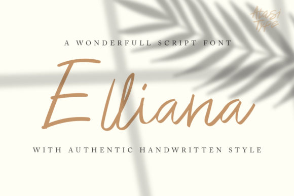 Elliana Font Poster 1