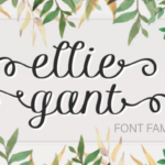 Ellie Gant Family Font Poster 1
