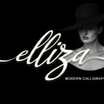 Elliza Script Font Poster 9