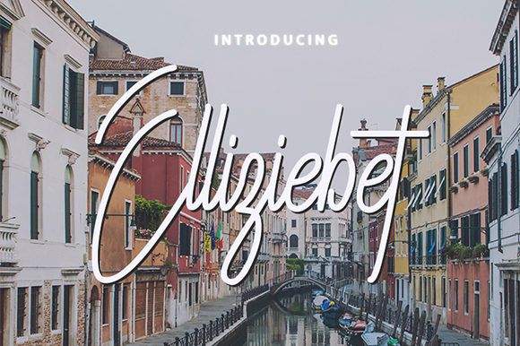 Elliziebet Font Poster 1