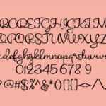 Elopement Font Poster 2