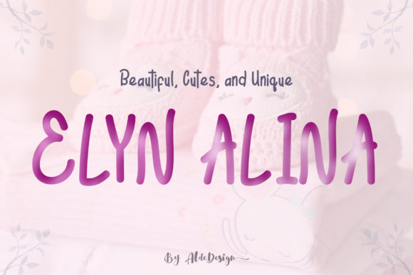 Elyn Alina Font Poster 1