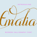 Emalia Font Poster 1