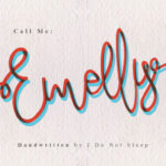 Emelly Font Poster 1