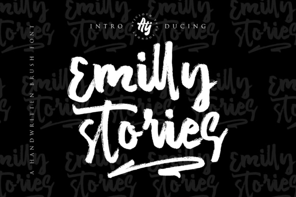 Emilly Stories Font Poster 1
