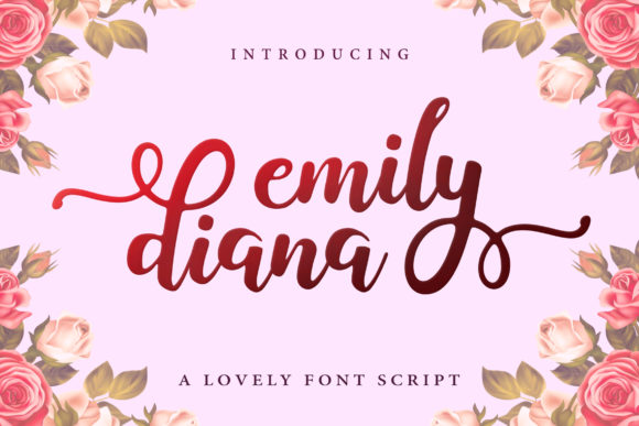 Emily Diana Font Poster 1