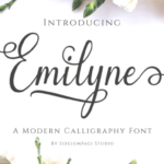 Emilyne Font Poster 1