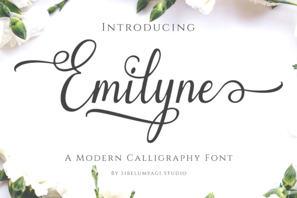 Emilyne Font Poster 1