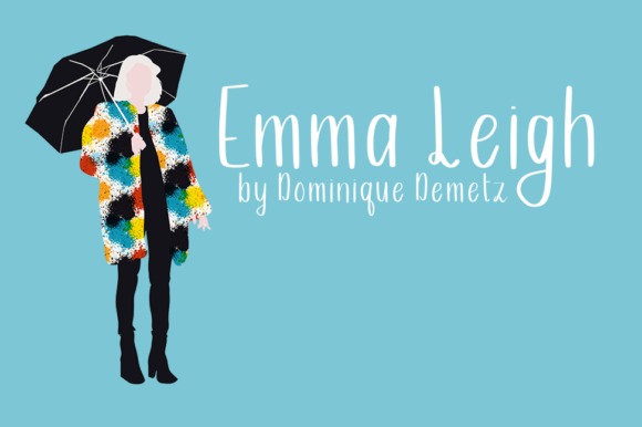 Emma Leigh Font Poster 1