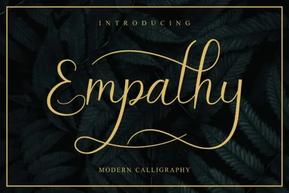 Empathy Font Empathy Font Poster 1