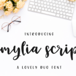 Emylia Script Font Poster 1