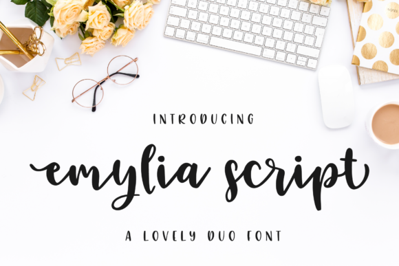 Emylia Script Font Poster 1