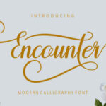 Encounter Font Poster 1