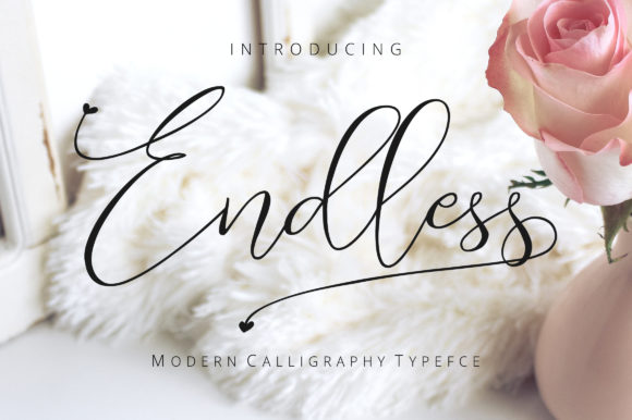 Endless Script Font Poster 1