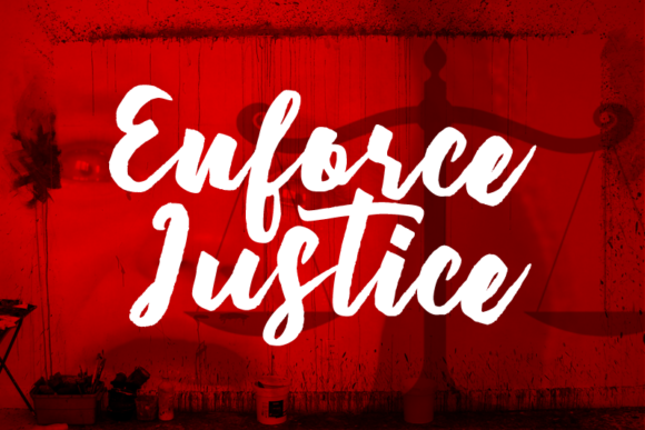 Enforce Justice Font