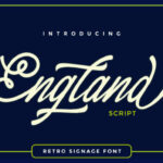 England Script Font Poster 1