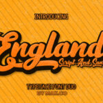 England Script Font Poster 1