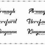 English Font Poster 2