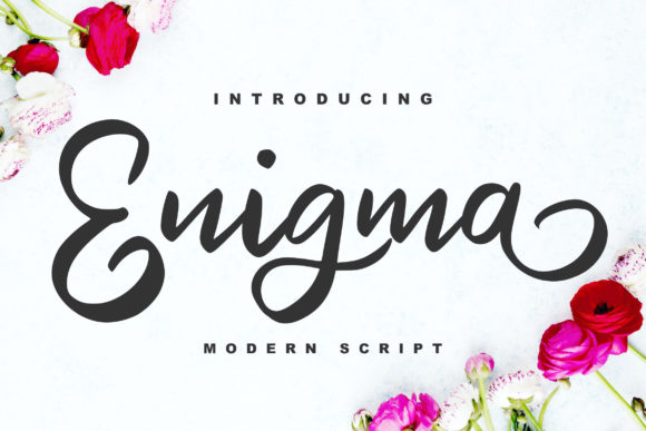 Enigma Font Poster 1