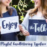 Enjoy the Talk Font Poster 1