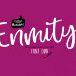 Enmity! Font Poster 1