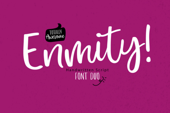 Enmity! Font Poster 1