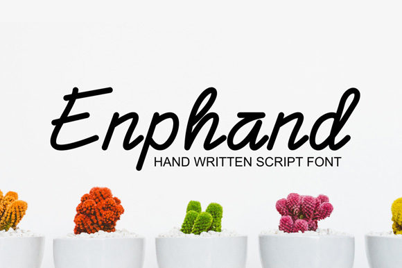 Enphand Font Poster 1