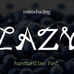 EP Lazy Font Poster 1