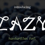 EP Lazy Font Poster 1