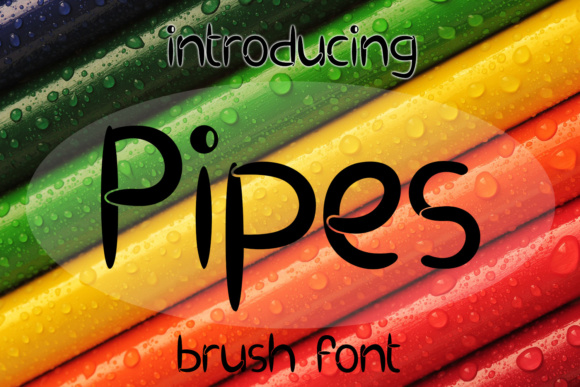 EP Pipes Font Poster 1