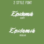 Epidemik Font Poster 4