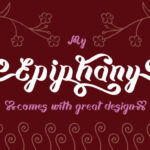 Epiphany Font Poster 1