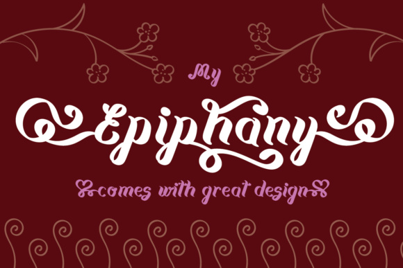Epiphany Font Poster 1