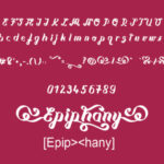 Epiphany Font Poster 3