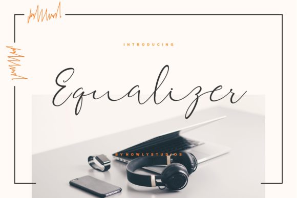 Equalizer Script Font Poster 1