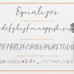 Equalizer Script Font Poster 7