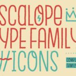 Escalope Font Poster 1