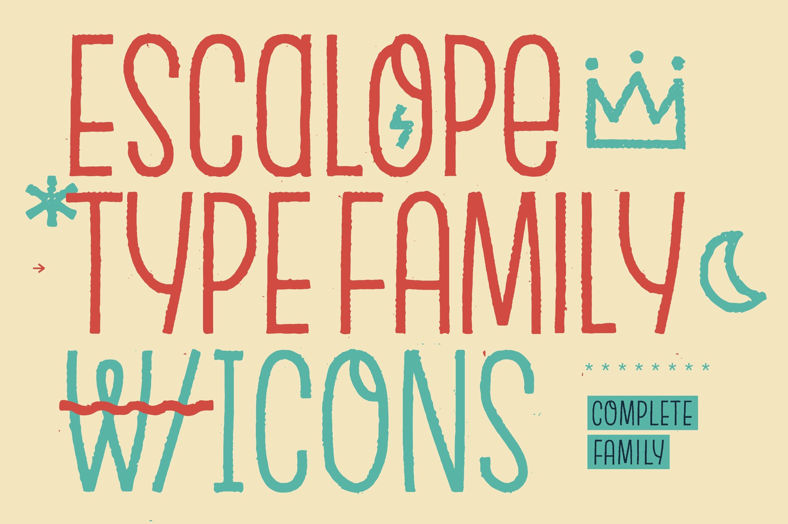 Escalope Font Poster 1