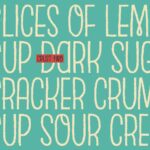 Escalope Font Poster 16
