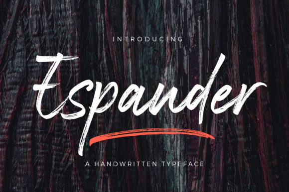 Espander Font Poster 1