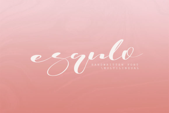 Esqulo Font Poster 1