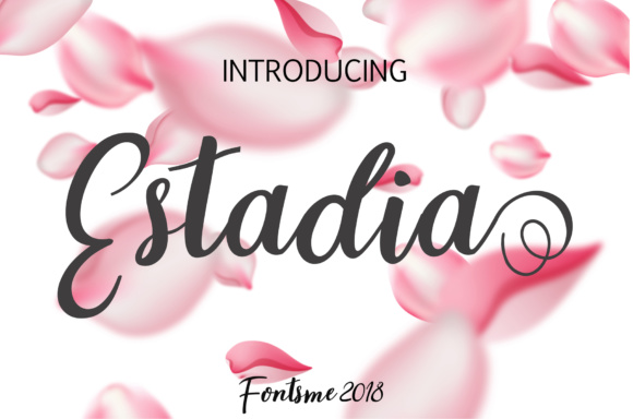 Estadia Font Poster 1